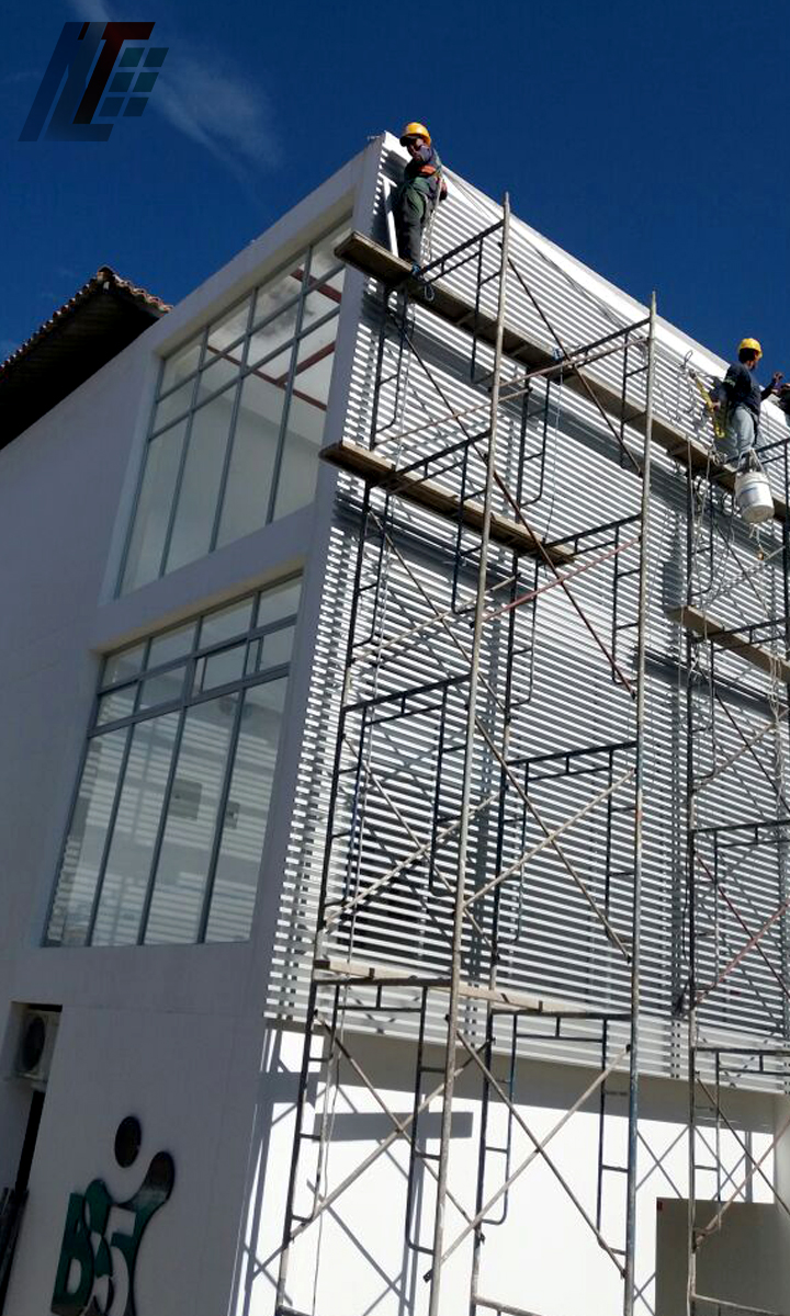 Fachada de aluminio